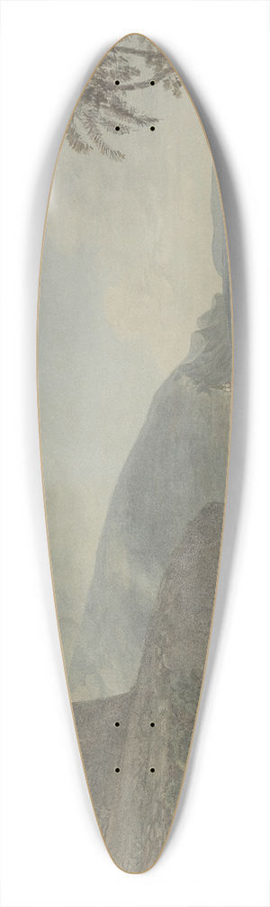 Samuel Davis - Funchal Castle Del Oiso, Madeira 39.3 inch art pintail longboard deck