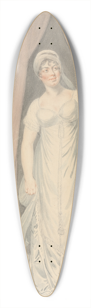 Samuel de Wilde - An Actress 39.3 inch art pintail longboard deck