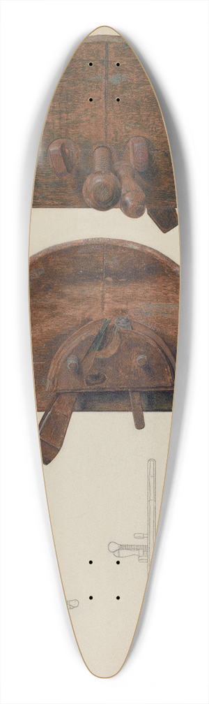 Samuel Faigin - Groove Plane 39.3 inch art pintail longboard deck