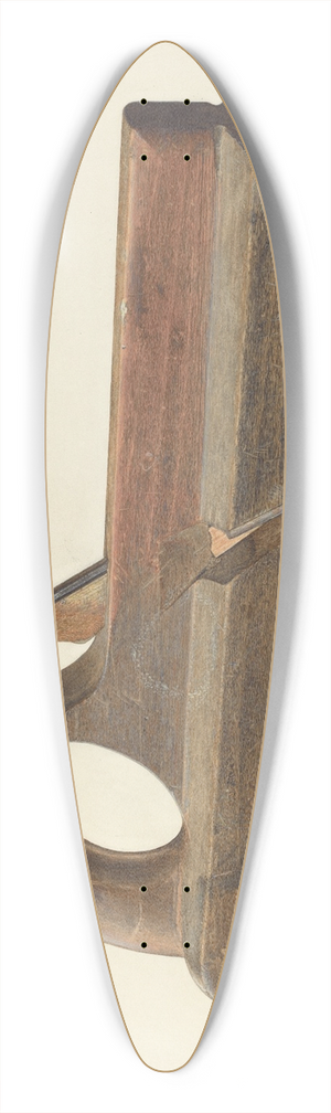 Samuel Faigin - Rabbet Plane 39.3 inch art pintail longboard deck