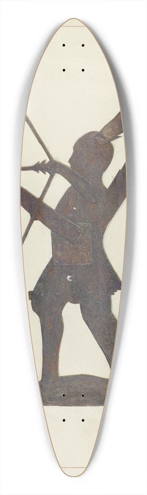 Samuel Fineman - Weather Vane 39.3 inch art pintail longboard deck