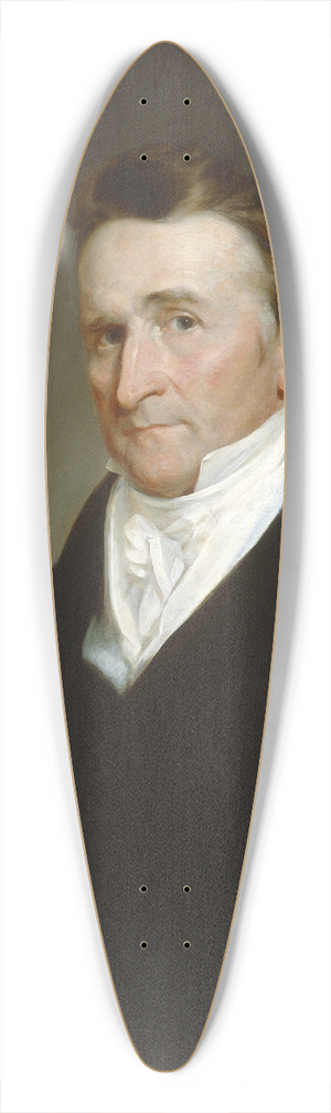 Samuel Finley Breese Morse - Eliphalet Terry 39.3 inch art pintail longboard deck