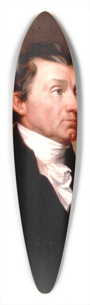 Samuel Finley Breese Morse - James Monroe 39.3 inch art pintail longboard deck