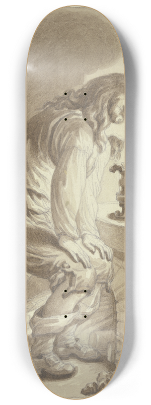 Daniel Nikolaus Chodowiecki - Ein Junge, ein Kohlebecken anfachend 8.25 inch art skate deck