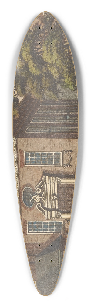 Samuel Ireland - Lions Inn 39.3 inch art pintail longboard deck