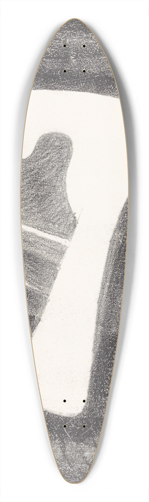 Samuel Jessurun de Mesquita - Aronskelk 39.3 inch art pintail longboard deck