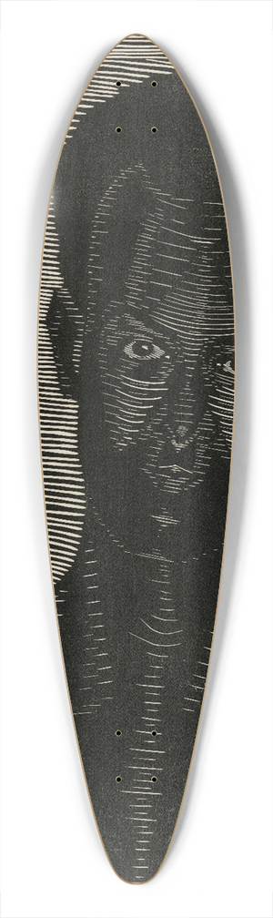 Samuel Jessurun de Mesquita - Portret van een onbekende man 39.3 inch art pintail longboard deck