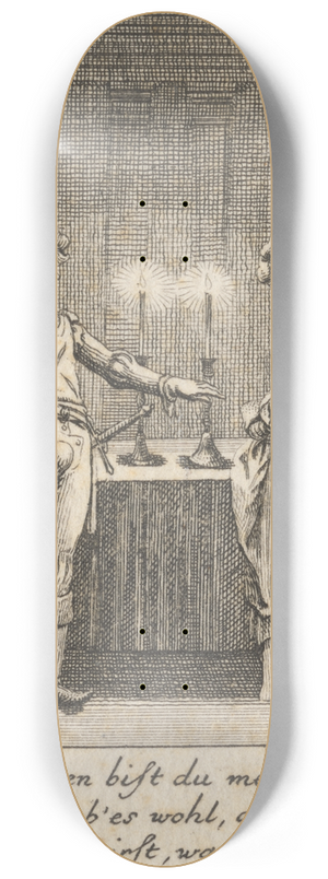 Daniel Nikolaus Chodowiecki - Henry IV, Part I, Act II, Scene III 8.25 inch art skate deck