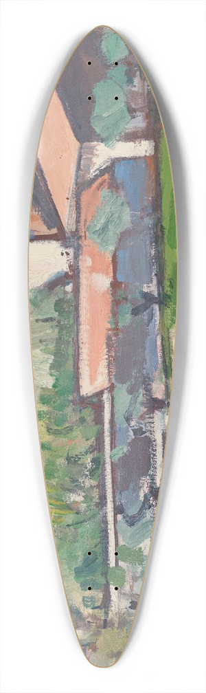 Samuel John Peploe - Church at Cassis 39.3 inch art pintail longboard deck