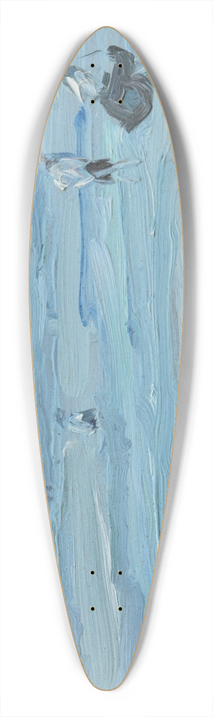 Samuel John Peploe - Paris Plage 39.3 inch art pintail longboard deck