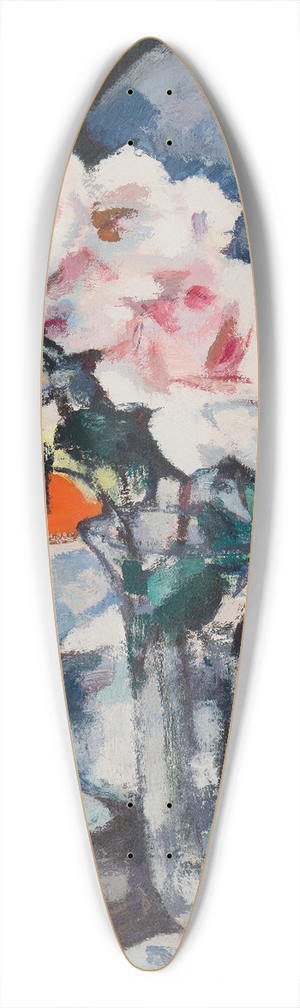 Samuel John Peploe - Pink Roses in a Glass Vase 39.3 inch art pintail longboard deck