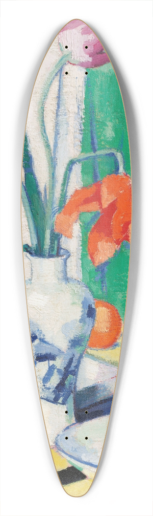 Samuel John Peploe - Still Life with Tulips 39.3 inch art pintail longboard deck