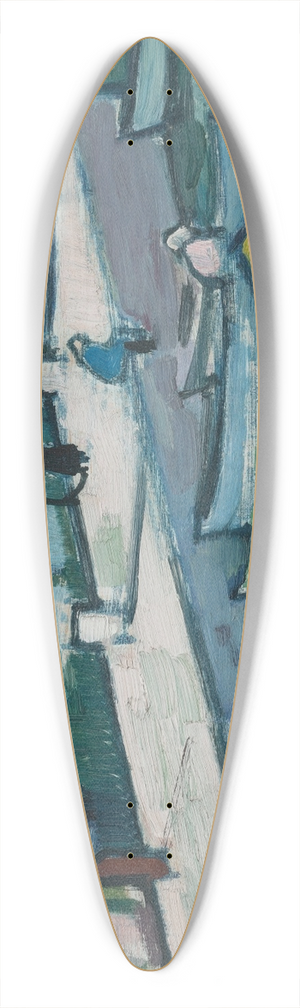 Samuel John Peploe - The Harbour, Cassis 39.3 inch art pintail longboard deck
