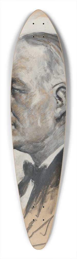 Samuel Johnson Woolf - Alfred Emanuel Smith 39.3 inch art pintail longboard deck