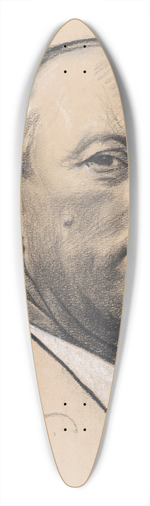 Samuel Johnson Woolf - Byron Patton Harrison 39.3 inch art pintail longboard deck