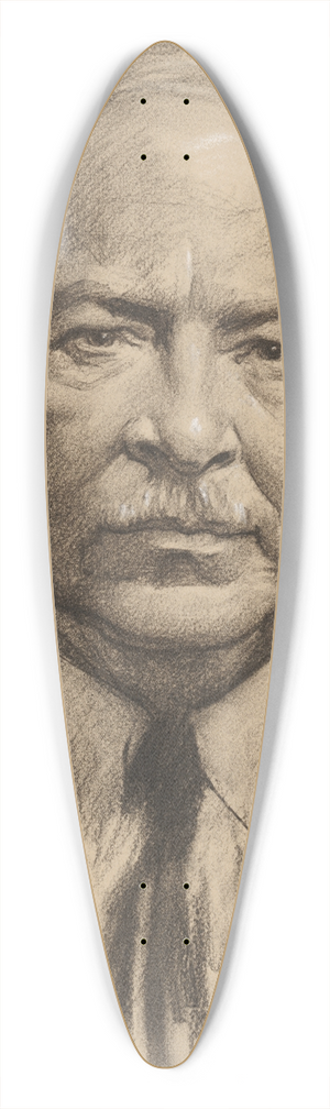 Samuel Johnson Woolf - Childe Hassam 39.3 inch art pintail longboard deck