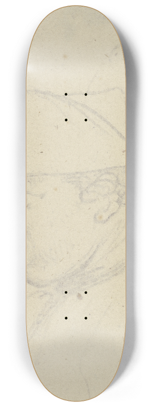 Daniel Nikolaus Chodowiecki - Kopf eines Mannes mit Dreispitz 8.25 inch art skate deck