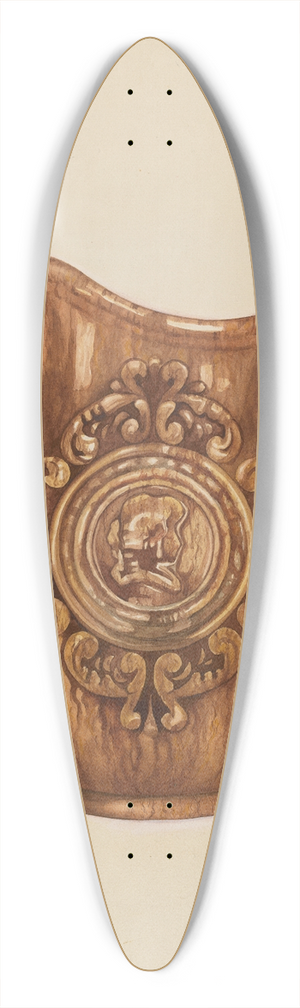 Samuel O. Klein - Pitcher 39.3 inch art pintail longboard deck