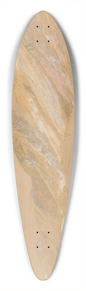 Samuel Palmer - Mountains by the Travellers Rest near Dolgelly 39.3 inch art pintail longboard deck Samuel Palmer - Mountains by the Travellers Rest near Dolgelly 39.3 inch art pintail longboard deck