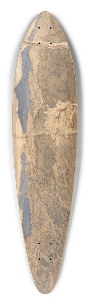 Samuel Palmer - Scene in Wales 39.3 inch art pintail longboard deck