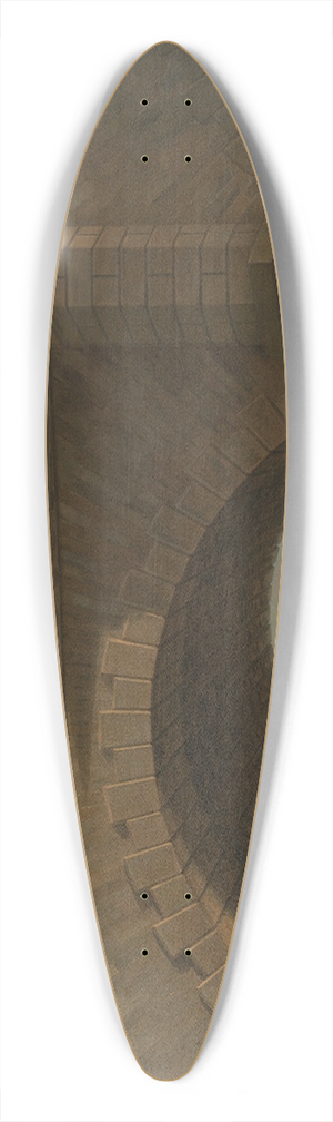 Samuel Scott - Arches of Westminster Bridge 39.3 inch art pintail longboard deck Samuel Scott - Arches of Westminster Bridge 39.3 inch art pintail longboard deck