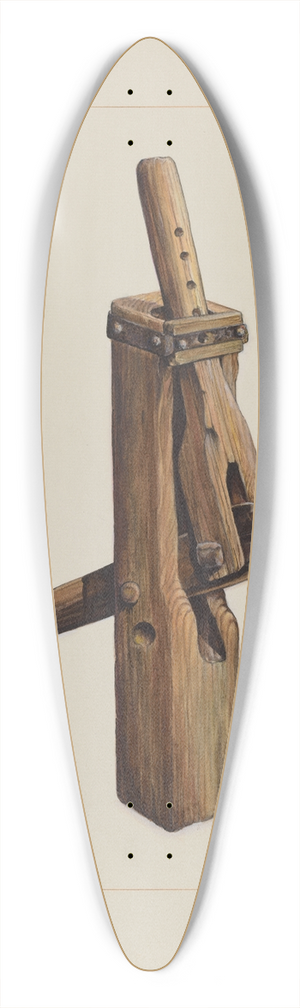 Samuel W. Ford - Wagon Jack 39.3 inch art pintail longboard deck