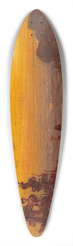 Sanford Robinson Gifford - From the Shawangunk Mountains 39.3 inch art pintail longboard deck