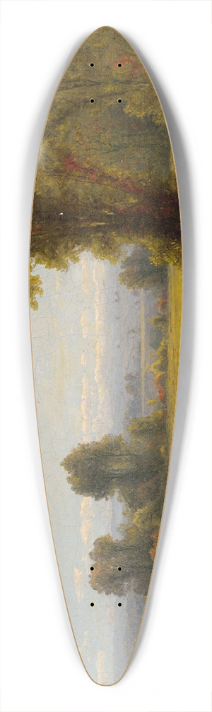 Sanford Robinson Gifford - Landscape 39.3 inch art pintail longboard deck