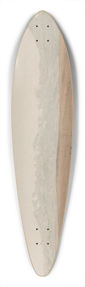 Sanford Robinson Gifford - Longs Peak, Colorado 39.3 inch art pintail longboard deck