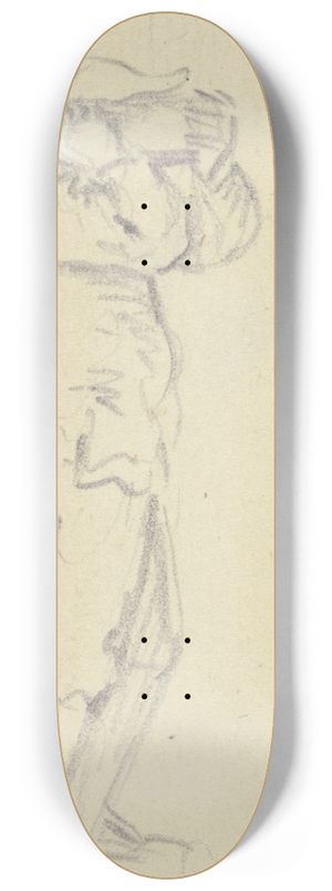 Daniel Nikolaus Chodowiecki - Stehender Bauer im Profil nach rechts 8.25 inch art skate deck