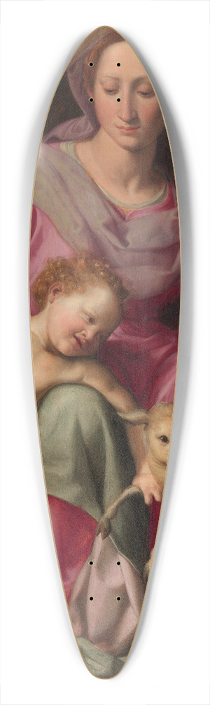 Santi Di Tito - Madonna and Child with the Infant Saint John the Baptist 39.3 inch art pintail longboard deck