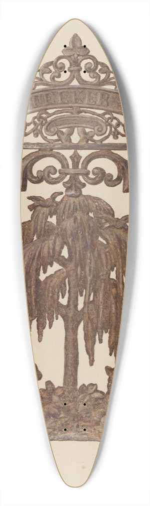 Sarkis Erganian - Gate 39.3 inch art pintail longboard deck
