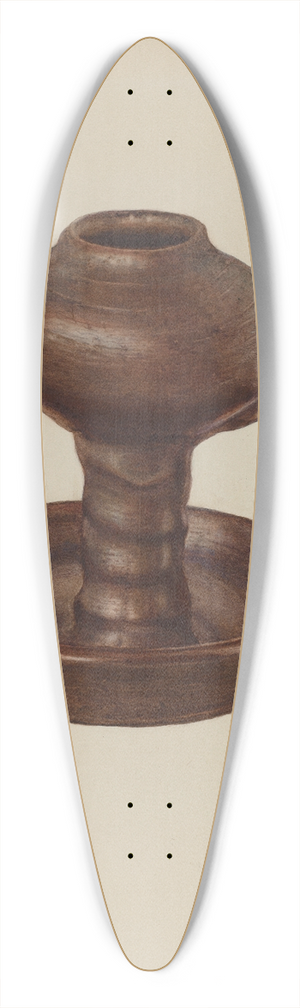 Sarkis Erganian - Grease Lamp 39.3 inch art pintail longboard deck
