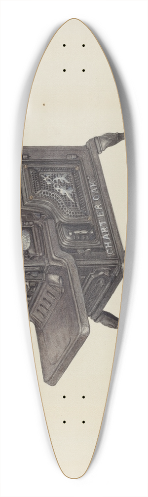Sarkis Erganian - Stove 39.3 inch art pintail longboard deck