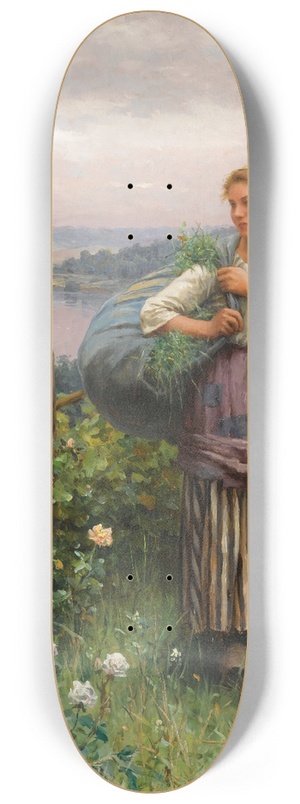 Daniel Ridgway Knight - The Rose Garden 8.25 inch art skate deck