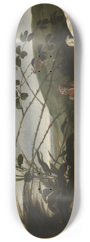 Daniel Schultz - A Greyhound Catching a Young Wild Boar 8.25 inch art skate deck