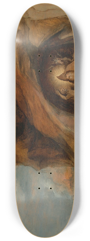 Daniel Seghers - Landscape With Temptation Of St. Anthony 8.25 inch art skate deck