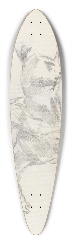 Sawrey Gilpin - Figure on Horseback 39.3 inch art pintail longboard deck