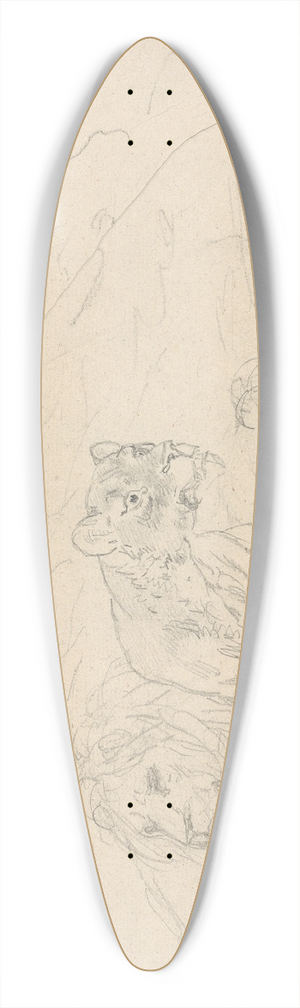 Sawrey Gilpin - Lion Family 39.3 inch art pintail longboard deck