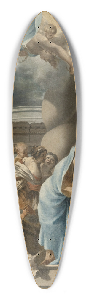 Sbastien Bourdon - The Presentation In The Temple 39.3 inch art pintail longboard deck
