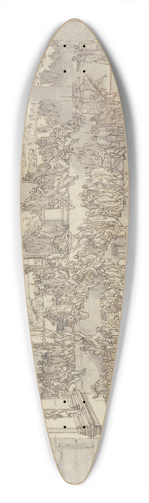 Sbastien Leclerc - Der Einzug Alexanders in Babylon 39.3 inch art pintail longboard deck
