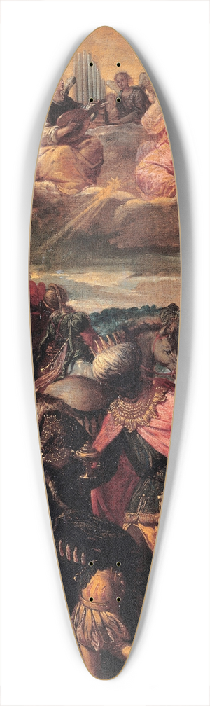 Scarsellino - Adoration of the Magi 39.3 inch art pintail longboard deck
