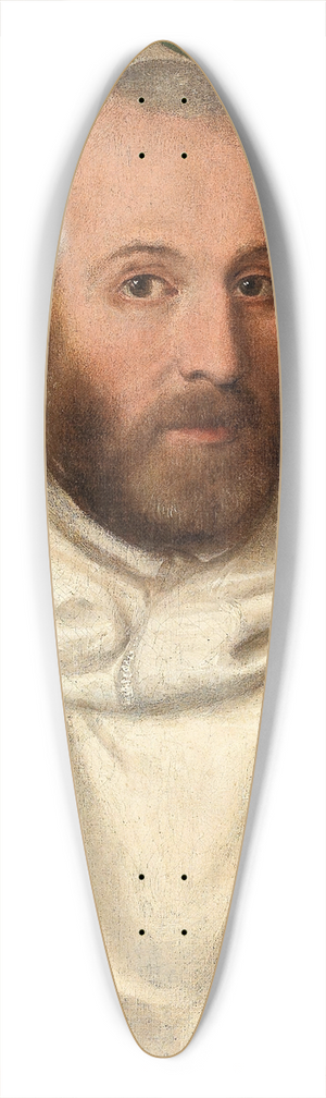 School of Verona - Portrait Of A Monk 39.3 inch art pintail longboard deck School of Verona - Portrait Of A Monk 39.3 inch art pintail longboard deck