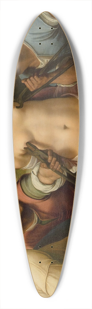 Sebastiano del Piombo - Martyrdom of St Agatha 39.3 inch art pintail longboard deck Sebastiano del Piombo - Martyrdom of St Agatha 39.3 inch art pintail longboard deck