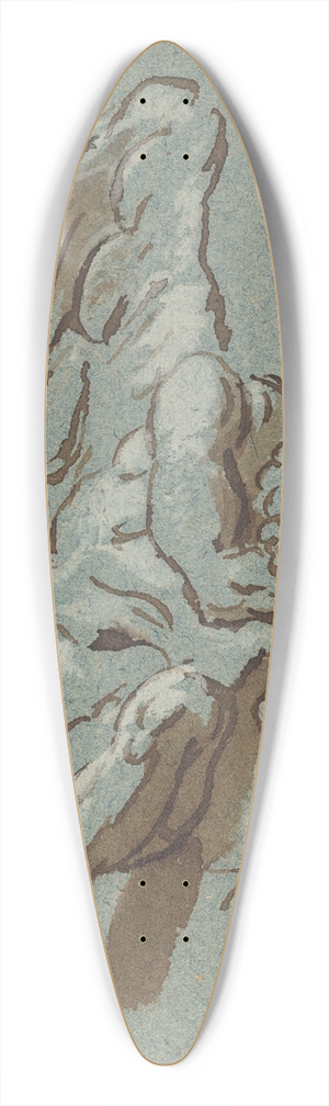 Sebastiano Ricci - Chronos 39.3 inch art pintail longboard deck