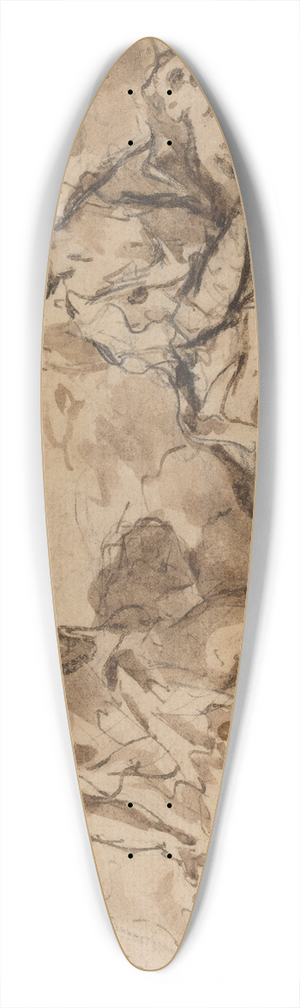 Sebastiano Ricci - The Angel Appearing to Hagar and Ishmael 39.3 inch art pintail longboard deck Sebastiano Ricci - The Angel Appearing to Hagar and Ishmael 39.3 inch art pintail longboard deck