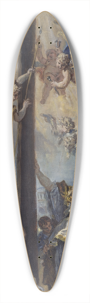 Sebastiano Ricci - The Exaltation of the True Cross 39.3 inch art pintail longboard deck