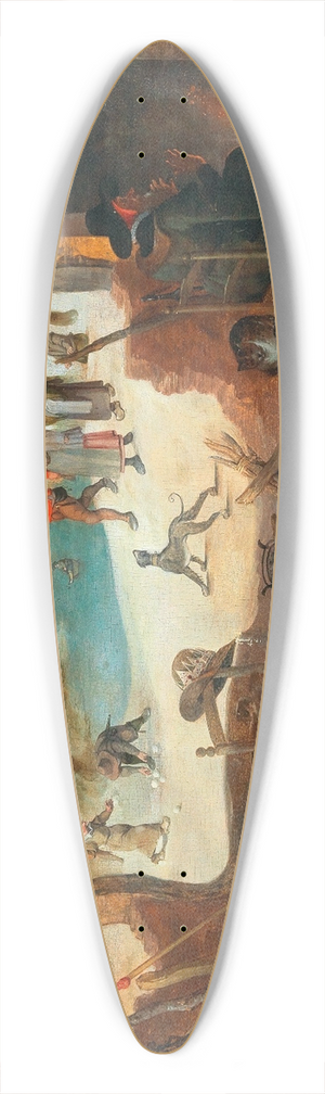 Sebastian Vrancx - An Allegory of Winter 39.3 inch art pintail longboard deck