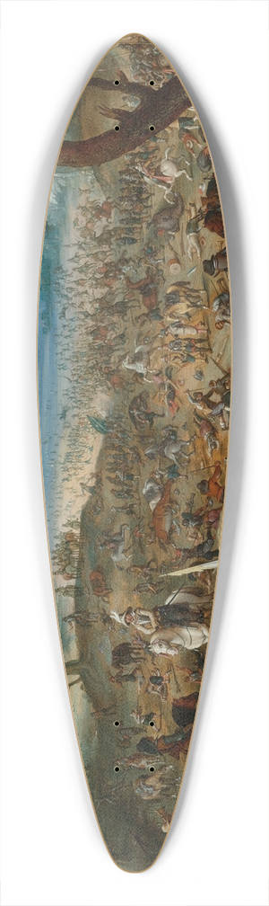 Sebastian Vrancx - The Aftermath Of A Battle 39.3 inch art pintail longboard deck