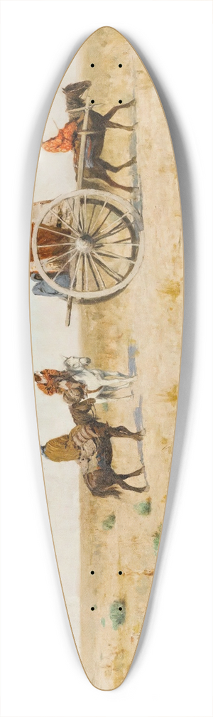 Sergei Ivanovich Svetoslavsky - The Journey 39.3 inch art pintail longboard deck